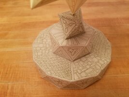 Octahedron atop a hexagonal antiprism atop a duodecagonal antiprism